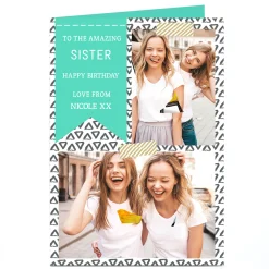 Card Factory Photo Birthday Card - Sister To My Amazing...