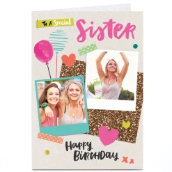 Best Photo Birthday Card - To A Special Sister For Sister|Photo