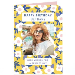 Online Photo Birthday Card - Wishes For A Perfect Day Photo|Birthday