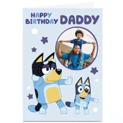 Card Factory Photo Bluey Birthday Card - Happy Birthday Daddy