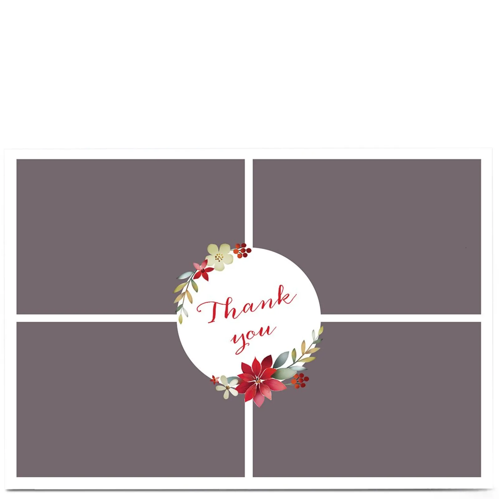 Photo Business Card - Multi Photo Thank You Thank You|Christmas