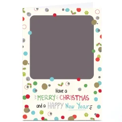 Card Factory Photo Business Christmas Card - Merry Christmas & Happy New Year