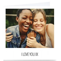 Card Factory Photo Card - 1 Photo Any Message Square