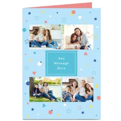 Clearance Photo Card - 4 Photos Any Message Congratulations|For Everyone