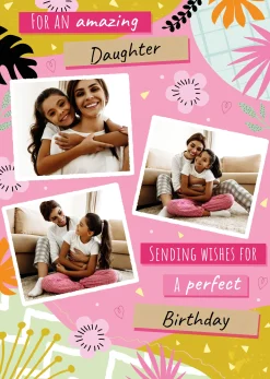 Card Factory Photo Card - Amazing Daughter Birthday