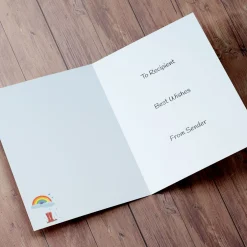 New Photo Card - Daddy's Little Boy, Wellies and Rainbows For Dad|Father's Day