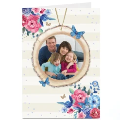 Hot Photo Card - Floral Tree Any Occasion|Thank You
