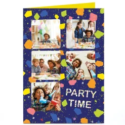 Kids Card Factory Photo Card - It's Party Time