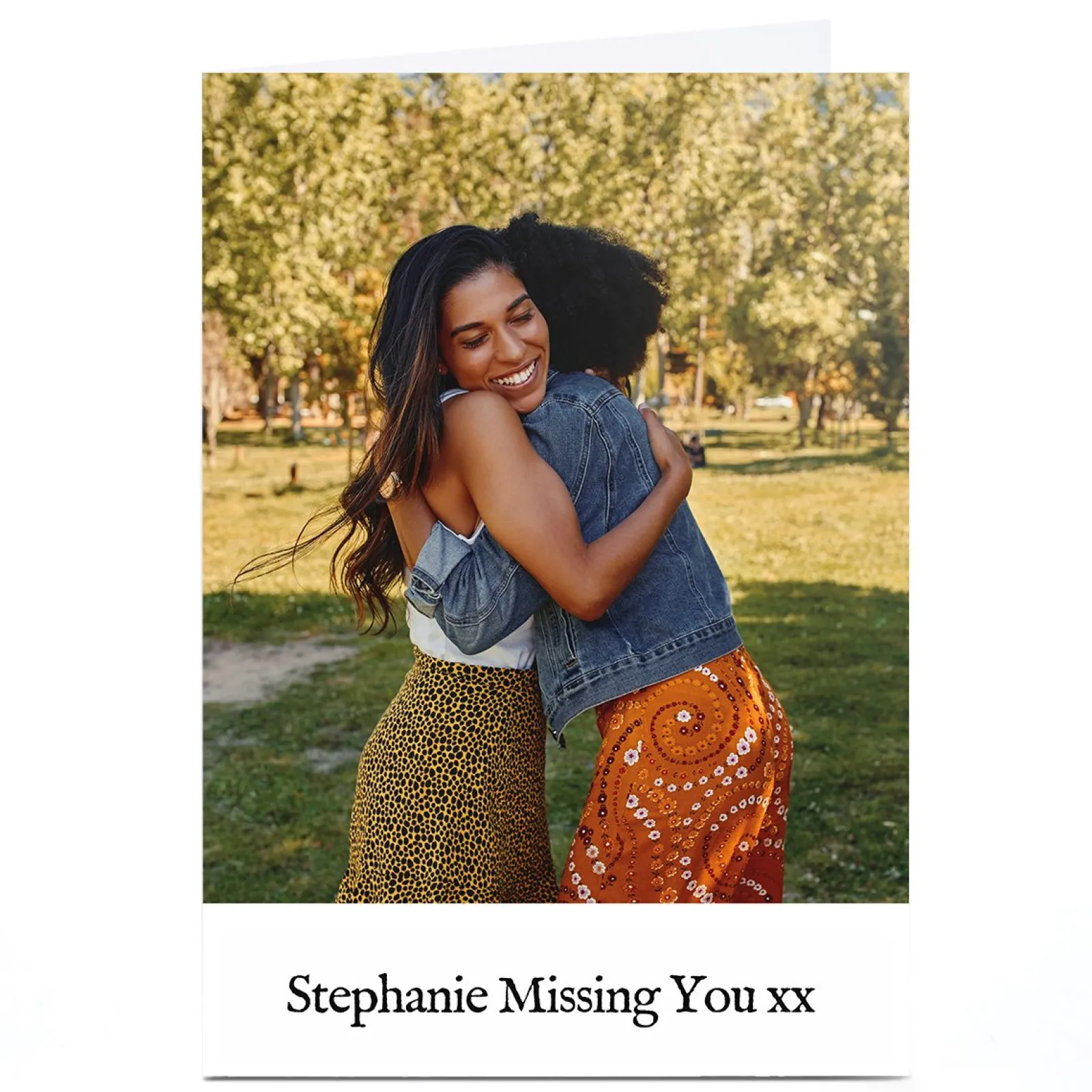 New Photo Card - Missing You Engagement|Congratulations