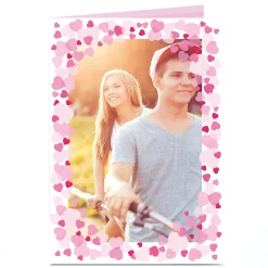 Online Photo Card - Never-ending Hearts Photo Wedding|Engagement