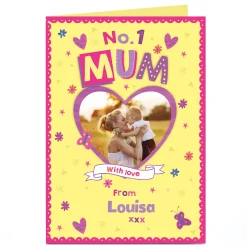 Card Factory Photo Card - No.1 Mum With Love