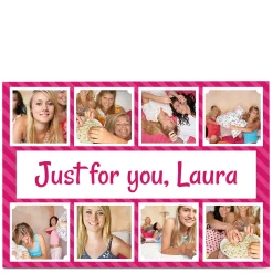 Online Photo Card - Pink Just For You Any Occasion|Thank You