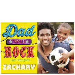 Card Factory Photo Card - You Rock