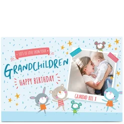 Card Factory Photo Carol Richardson Birthday Card - From Your Grandchildren