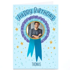 Best Photo Carol Richardson Birthday Card - Birthday Badge BOY For Uncle|For Son