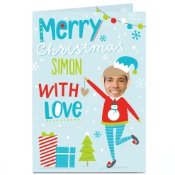 Best Photo Christmas Card - Boy Elf Christmas|Photo