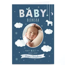 Hot Photo Christmas Card - Can't Wait To Meet You Christmas|Photo