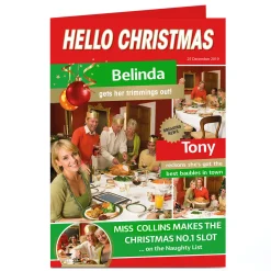 Sale Photo Christmas Card - Festive Magazine Christmas|Photo