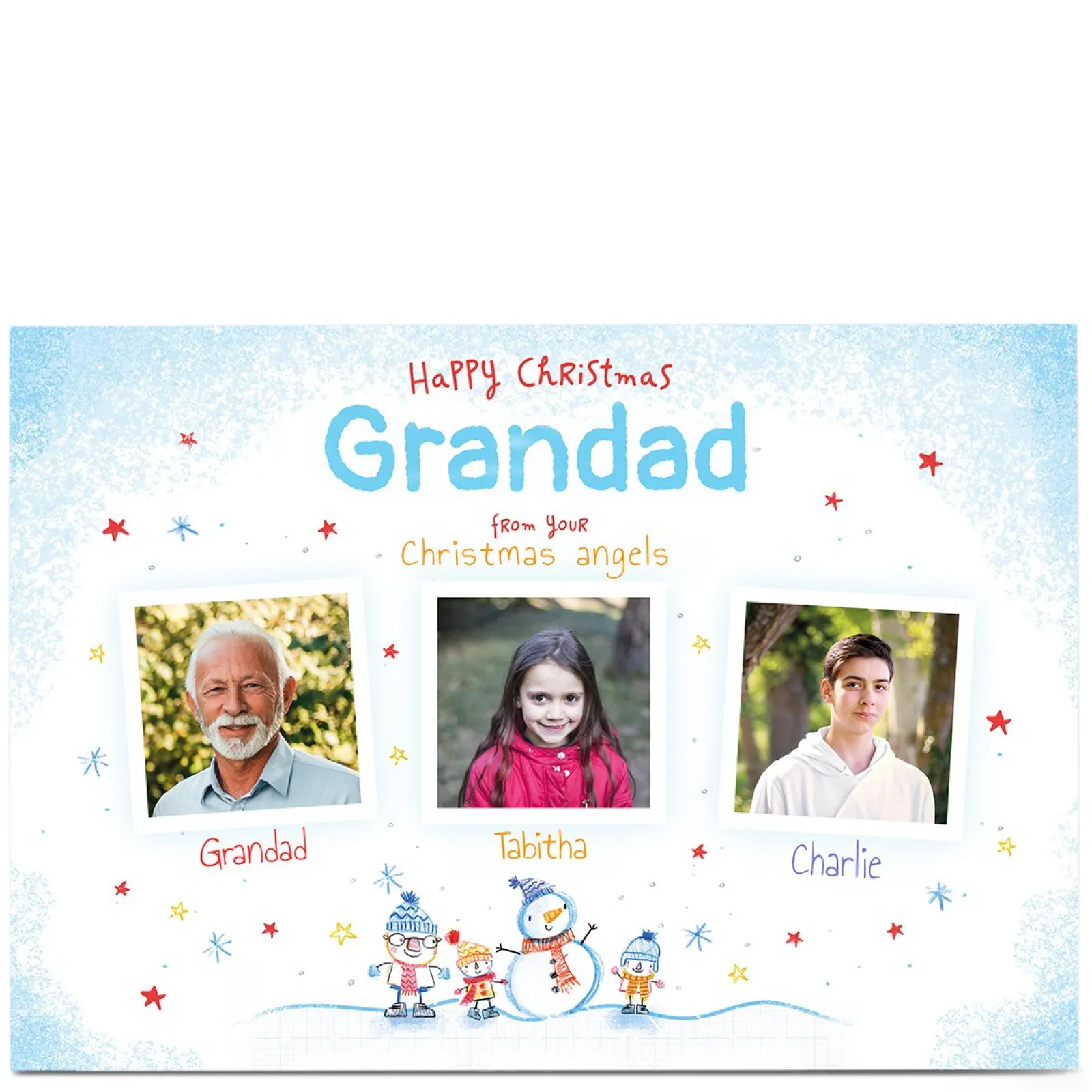 Online Photo Christmas Card - From Your Christmas Angels Christmas|Photo