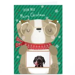 Hot Photo Christmas Card - From The Dog Cartoon Photo|Christmas