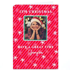 Online Photo Christmas Card - Have a Great Time, Any Name Photo|Christmas