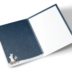 Card Factory Photo Christmas Card - Magical Christmas Holly Wreath, Grandma