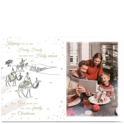 Hot Photo Christmas Card - May God Bless You Christmas|Photo