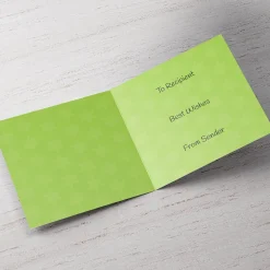 Card Factory Photo Christmas Card - Snowman, Red