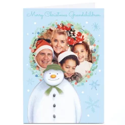 Sale Photo Christmas Card - The Snowman, Grandchildren Christmas|Photo