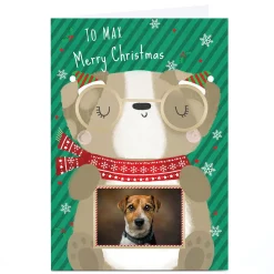 Card Factory Photo Christmas Card - To The Dog Cartoon