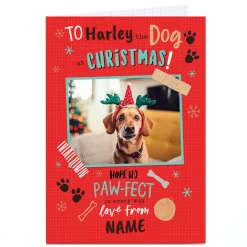 Clearance Photo Christmas Card - To [Name] The Dog Christmas|Photo