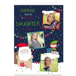 Discount Photo Christmas Card - Top of The List, Daughter Christmas|Photo