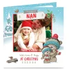 Card Factory Photo Christmas Card - With Love & Hugs, Nan
