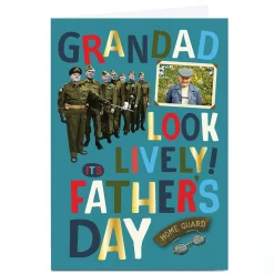 Sale Photo Dad's Army Father's Day Card - Look Lively Father's Day|Photo