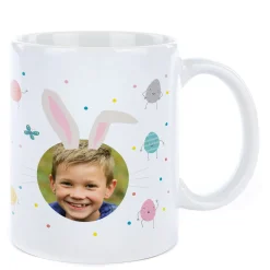 Sale Photo Easter Mug - Eggs and Bunny Ears Kids Personalised Mugs|Photo Gifts