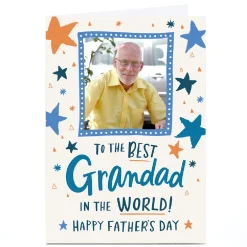 Best Photo Ebony Newton Father's Day Card - Best Grandad in the World Father's Day|Photo