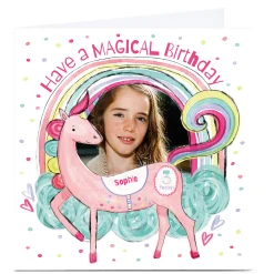 Photo Emma Valenghi Birthday Card - Have A Magical Birthday Kids Premium Square|Special Age