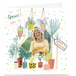 Card Factory Photo Emma Valenghi Birthday Card - House Plants