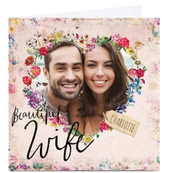 Card Factory Photo Emma Valenghi Card - Beautiful Wife