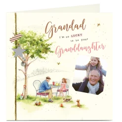 Discount Photo Father's Day Card - Grandad From Granddaughter Father's Day|Photo
