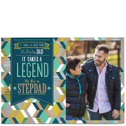 Card Factory Photo Father's Day Card - Legend Stepdad