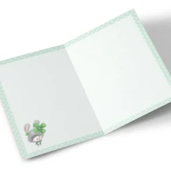 Discount Photo Good Luck Card - Rabbit & Clover New Job|Good Luck