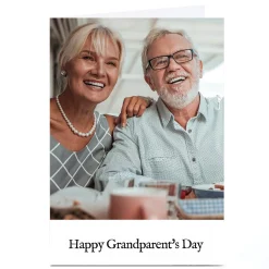 Card Factory Photo Grandparent's Day Card - Any Photo & Message