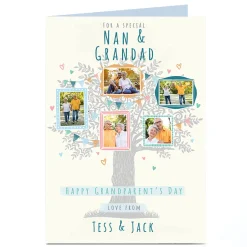 Sale Photo Grandparents Day Card - Silver Tree Photo