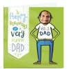 Card Factory Photo Hannah Edmonds Birthday Card - No.1 Dad