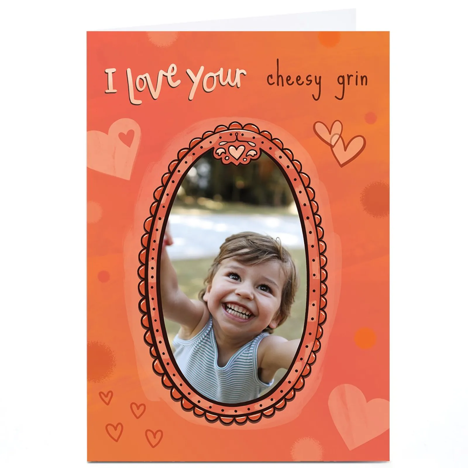 Outlet Photo Hannah Edmonds Card - Orange Frame Kids Any Occasion|Just To Say