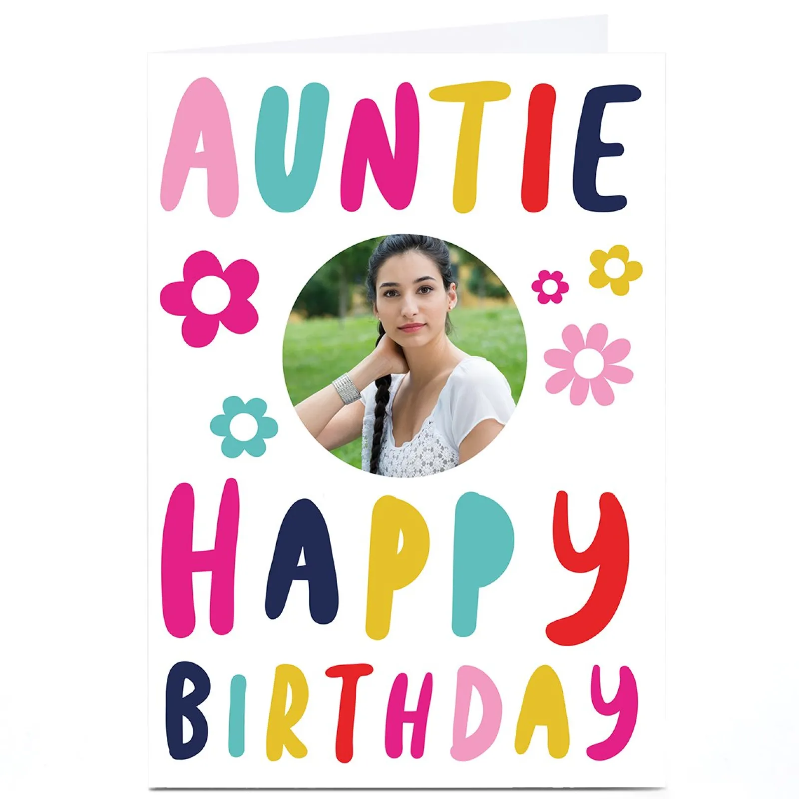 New Photo Hello Munki Birthday Card - Auntie For Auntie|Photo