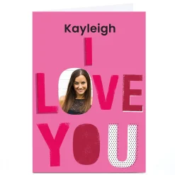 Card Factory Photo Hello Munki Valentine's Day Card - I Love You