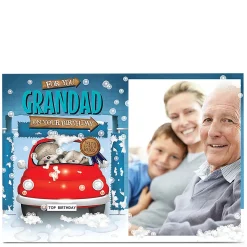 Sale Photo Hugs Birthday Card - Birthday Car Wash For Grandad|Photo