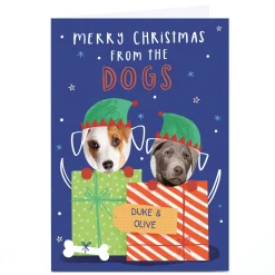 Best Photo Jess Moorhouse Christmas Card - Merry Christmas From The Dogs Christmas|Photo